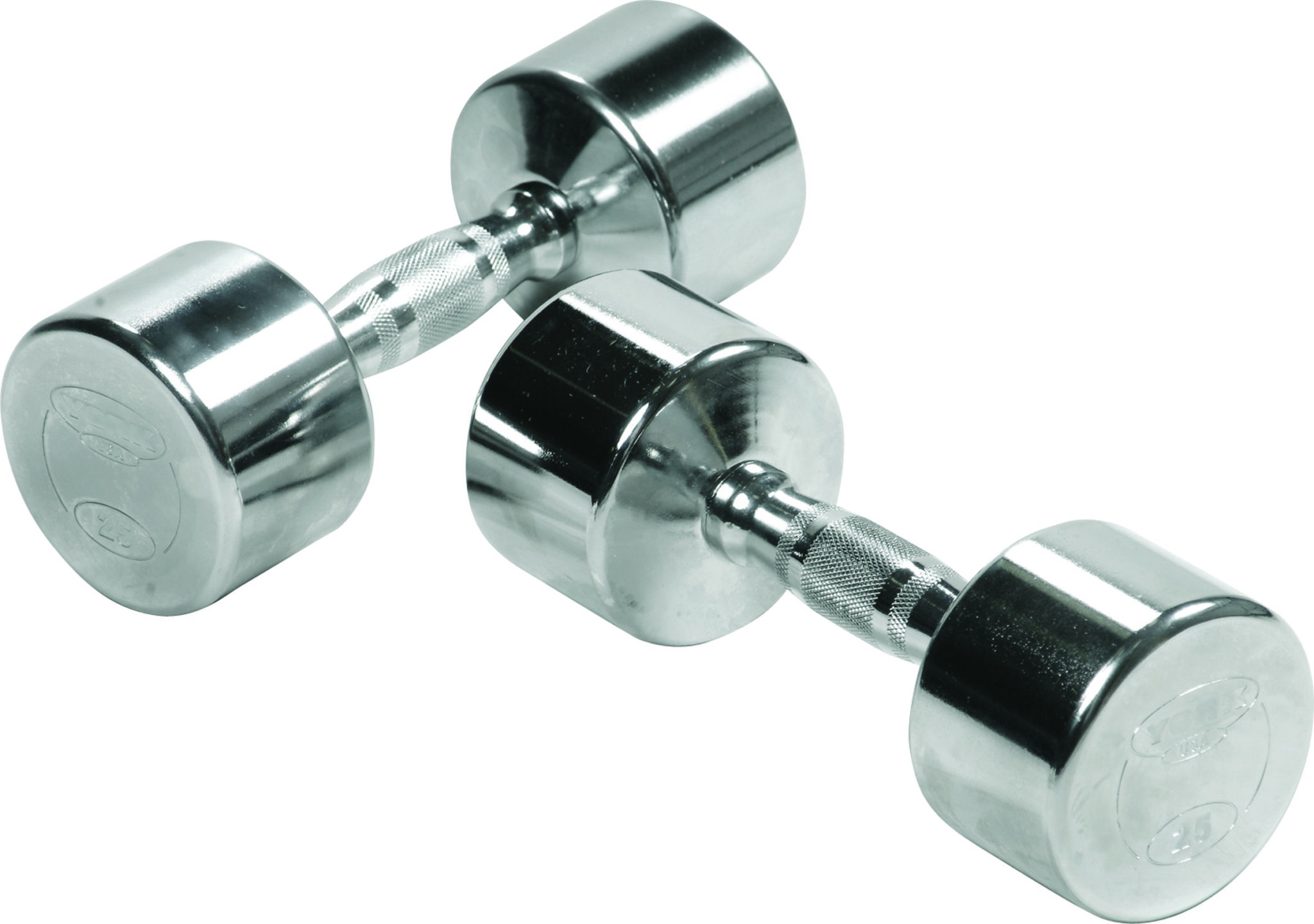 Chrome Dumbbell York Barbell