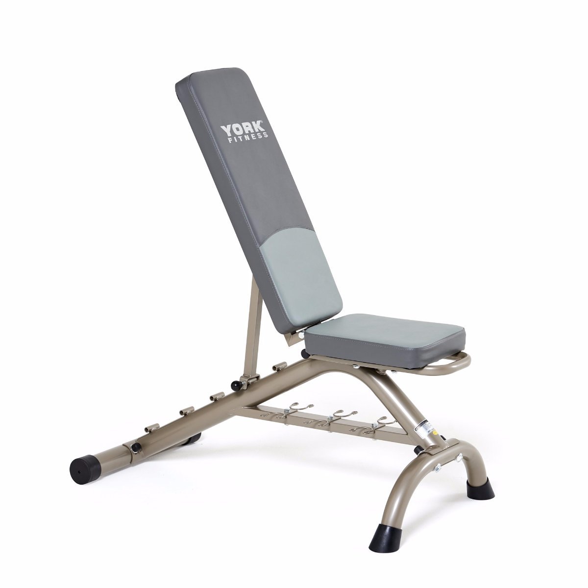 Adjustable Bench Press With Fitbell Storage York Barbell