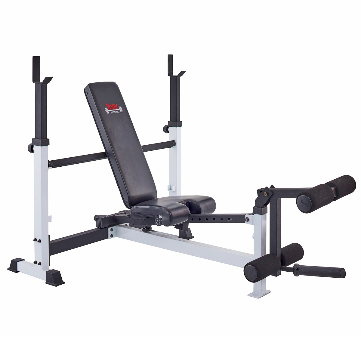 Adjustable Olympic Combo Bench Press W Leg Developer York Barbell
