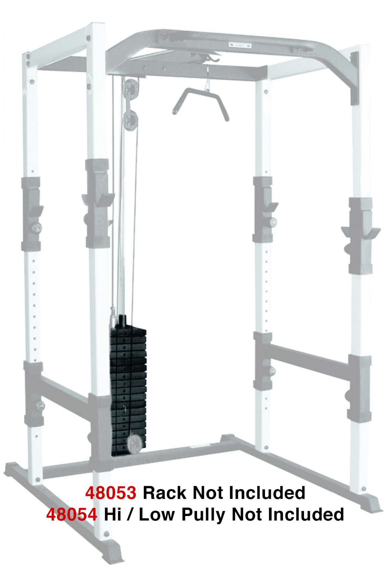 Lao Het is goedkoop Schurk Weight Stack Conversion Kit for Power Cage and Lat Machine