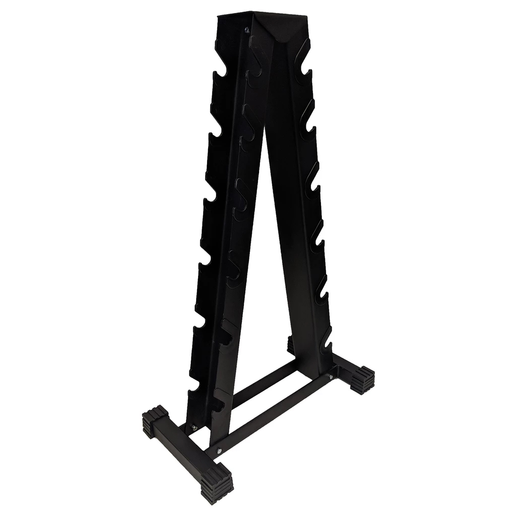 A-Frame Weight Plate Tree - Holds 300 Lbs Olympic Plates, Dumbbell Rack For Home Gym Storage