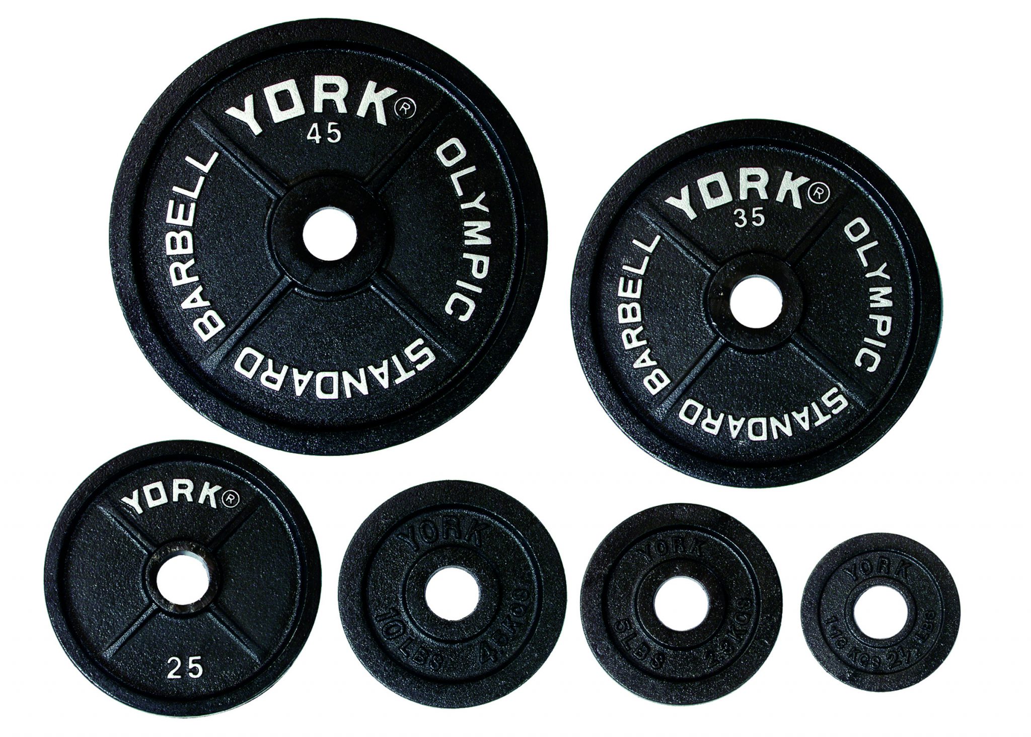 2" Cast Iron Olympic Weight Plates