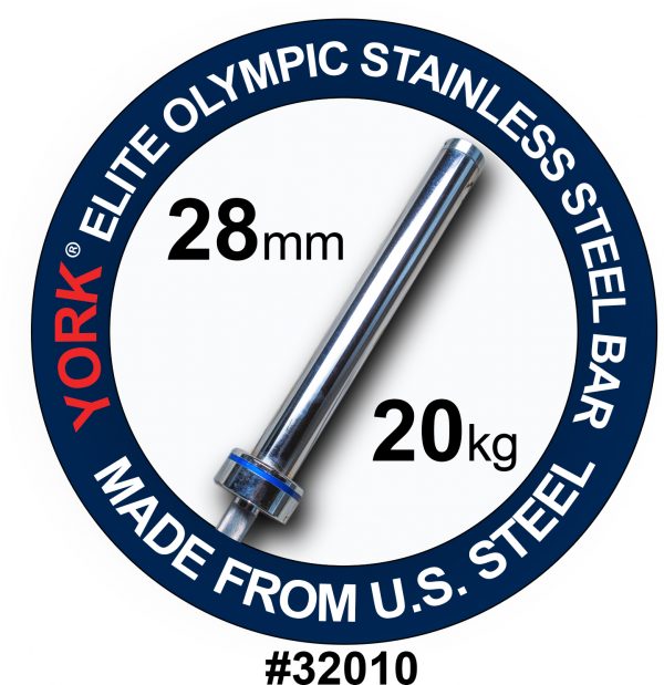 Elite Olympic Stainless Steel Weight Ba