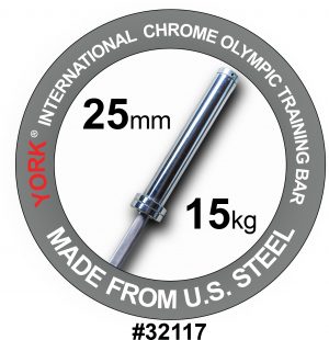 Women's International Chrome Olympic Training Weight Bar
