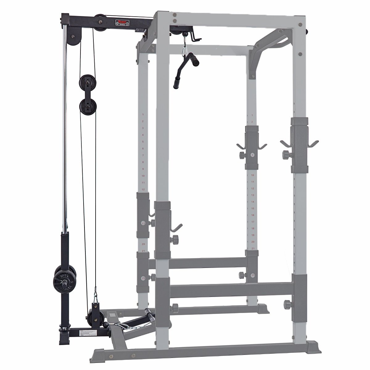 Loading Pin Dumbbell Rack weight rack home Pulley Cable Exercises Attachment 