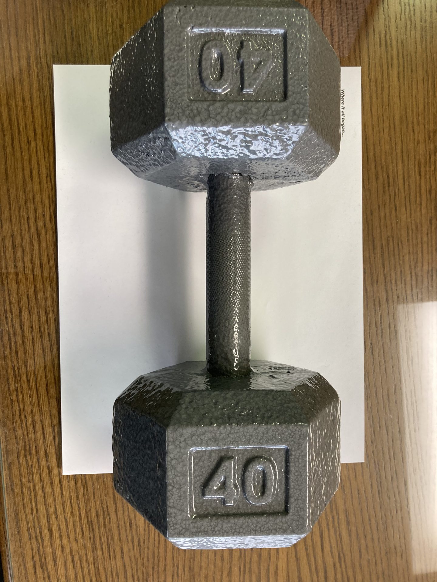 Cast Iron Hex Dumbbell - Factory Seconds