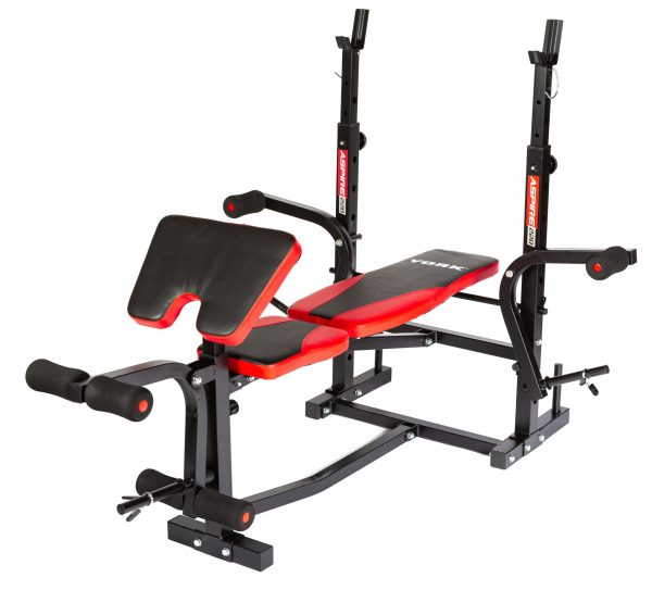 Folding Bench with Arm, Leg Curl, and Butterfly attachment