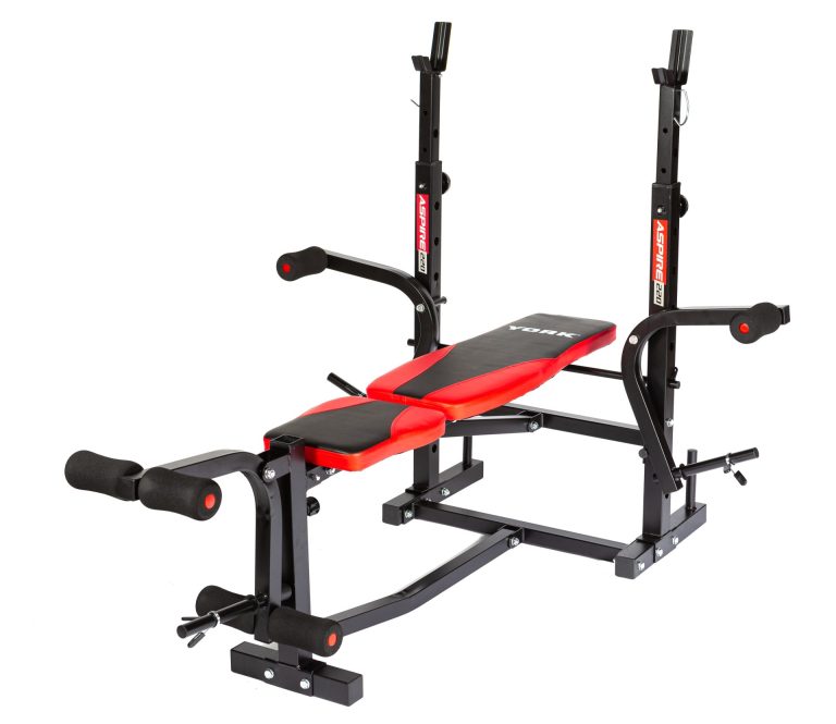 YORK Aspire 220 Folding Bench with Arm/Leg Curl/Butterfly - York Barbell