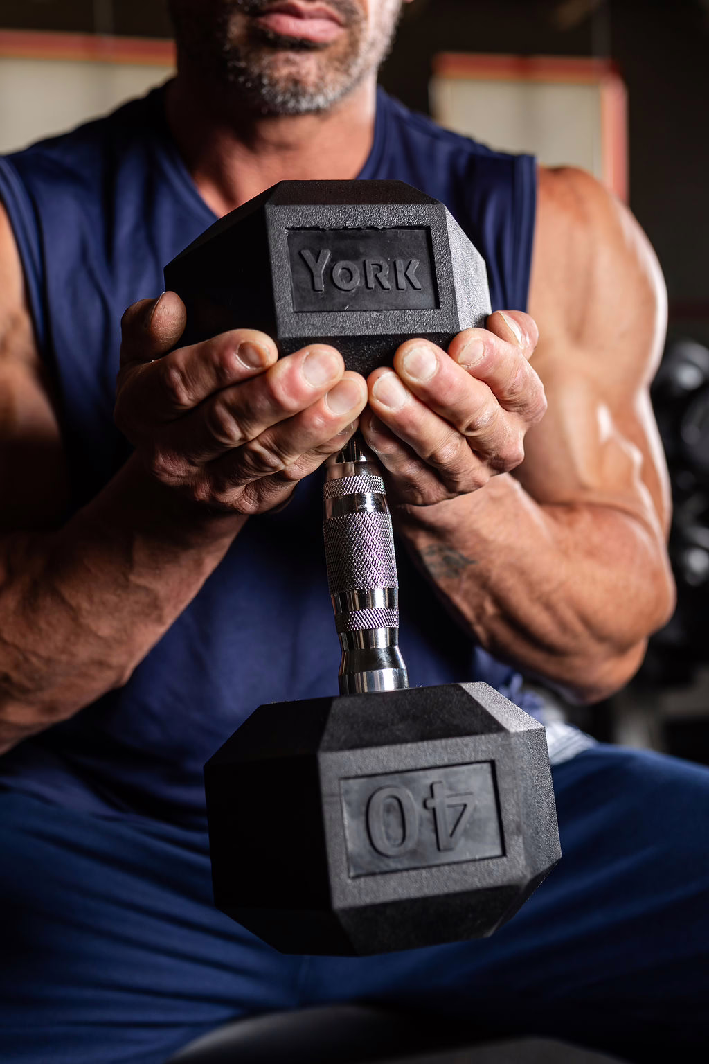 Rubber Hex Dumbbell - Image 10