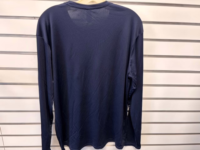 Long Sleeve Performance Tee - Navy - Image 2